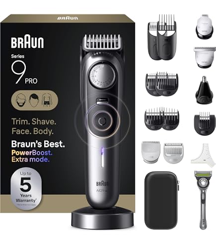 Amazon.com: Braun Series 9 All-in-One Multi Grooming Kit for Men